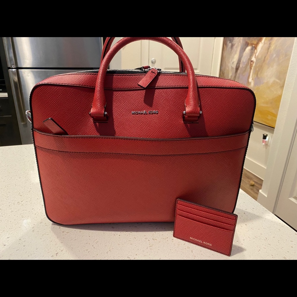 Michael Kors business bag and wallet